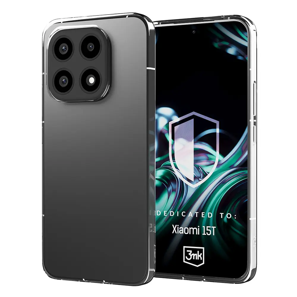 3mk – průhledné pouzdro – Xiaomi 15T – transparentní