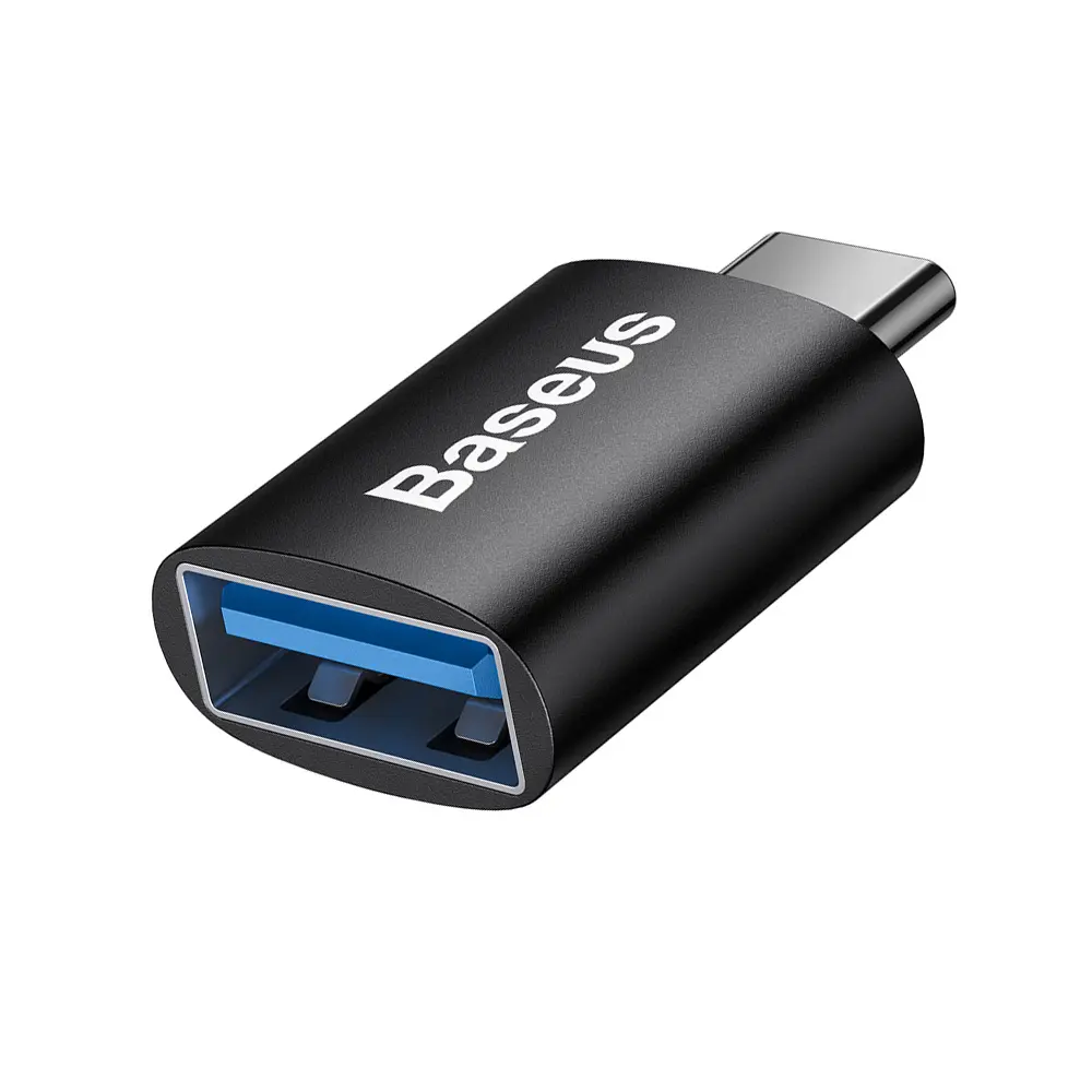 Baseus ZJJQ000001 Ingenuity Mini OTG Adaptér z USB-A na USB-C Black