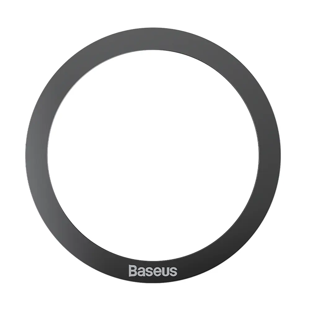 Baseus - (balení 2 ks) magnetický kroužek Metal Ring Series (PCCH000001) - univerzální kroužek na telefon pro Samsung, iPhone - černý