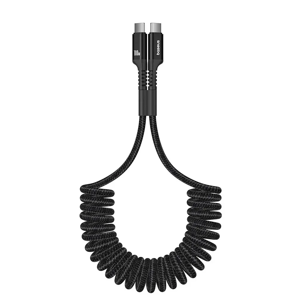 Datový kabel Fish-Eye (P10320203111-00) – USB-C na USB-C, rychlé nabíjení, 100W, rozšiřitelný design, 1m – Cluster Black