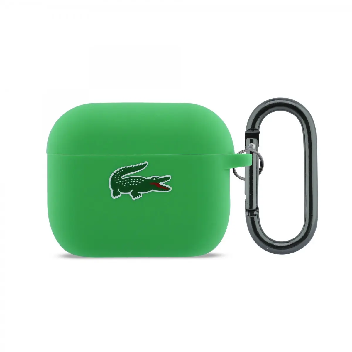 Pouzdro Lacoste Liquid Silicone Croc Logo pro AirPods Pro 3 Green