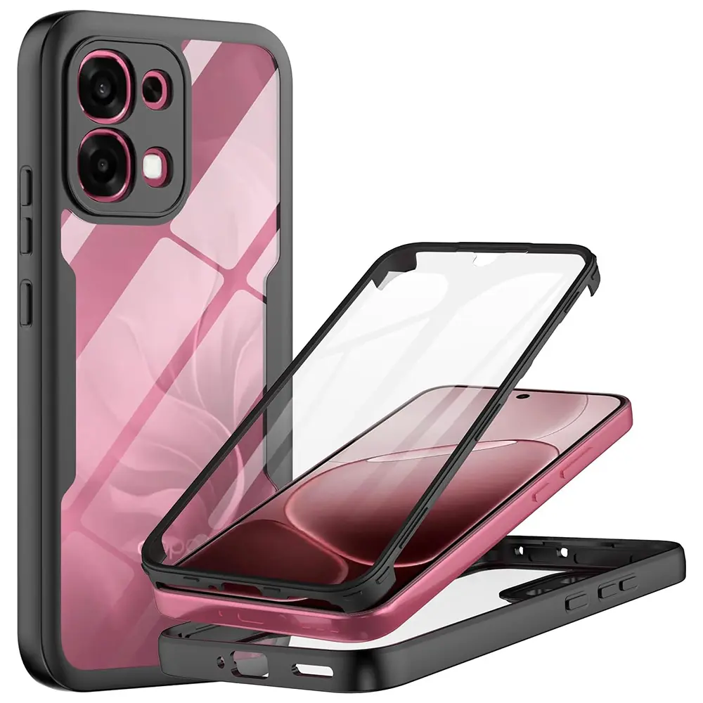 Techsuit - ColorVerse 360 Series + ochrana obrazovky - Oppo A6 Pro 4G / A6 Pro 5G - černá