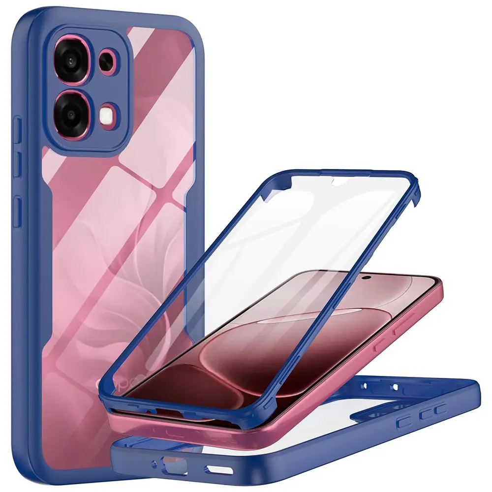 Techsuit - ColorVerse 360 Series + ochrana obrazovky - Oppo A6 Pro 4G / A6 Pro 5G - modrá