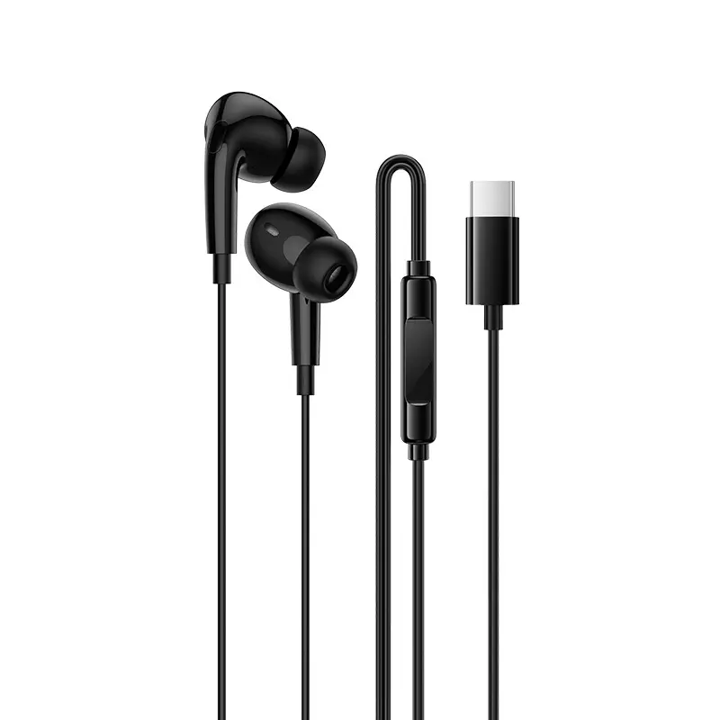 Sluchátka Borofone BM100 Pro Fuente s mikrofonem Type C (DAC) černá