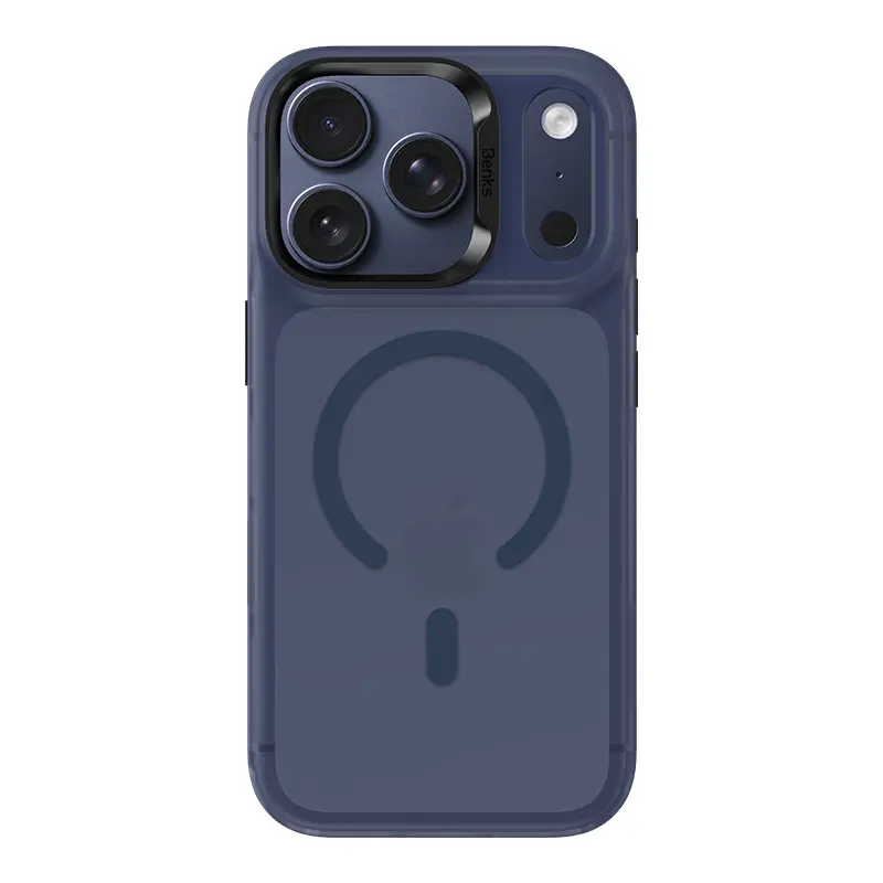 Kryt Benks Magnetic Lucid Armor (C069) pro iPhone 17 Pro blue (tlačítko ovládání fotoaparátu)