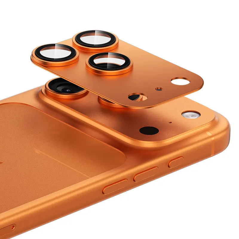 Sklo Benks Glass Warrior Metal Integrated na čočky fotoaparátu (C070) pro iPhone 17 Pro Max orange