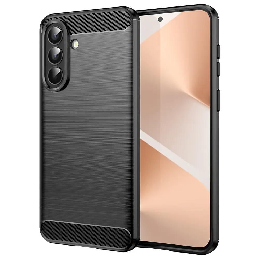 Techsuit - karbonový silikon - Samsung Galaxy A57 5G - černý