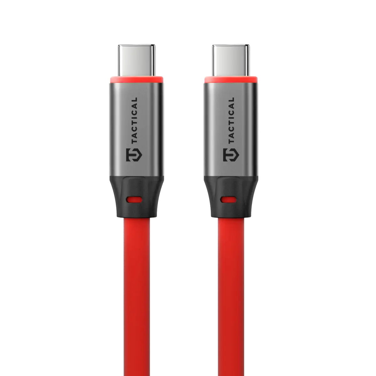 Datový kabel Tactical Fat Man 2.0 USB-C/USB-C 1m Red