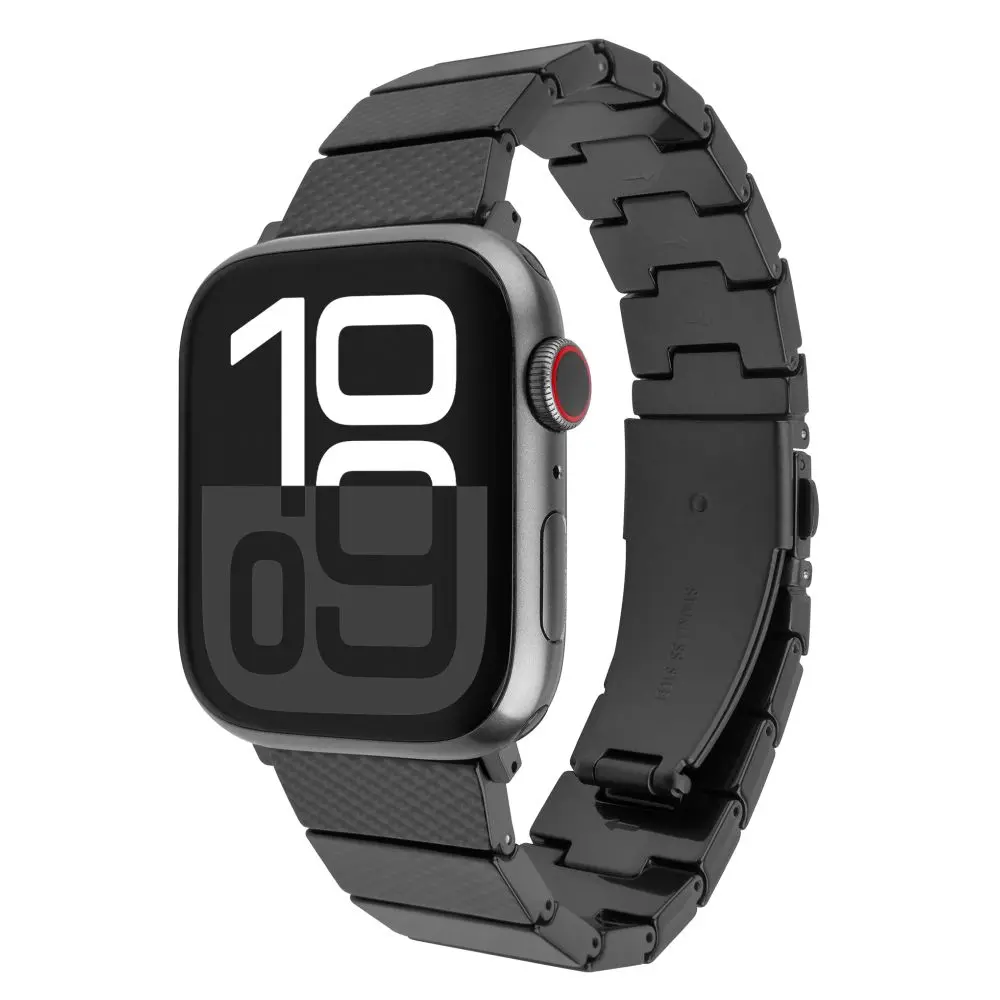 Resinový řemínek FIXED Resin Strap pro Apple Watch 38/40/41mm, Carbon Black