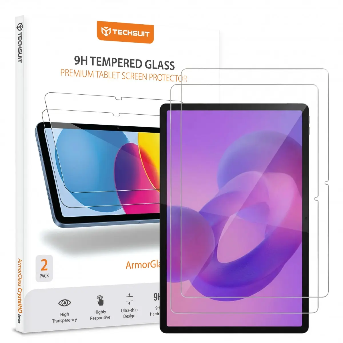 Techsuit ArmorGlass CrystalHD, Lenovo Idea Tab Plus 12.1, 2 kusy