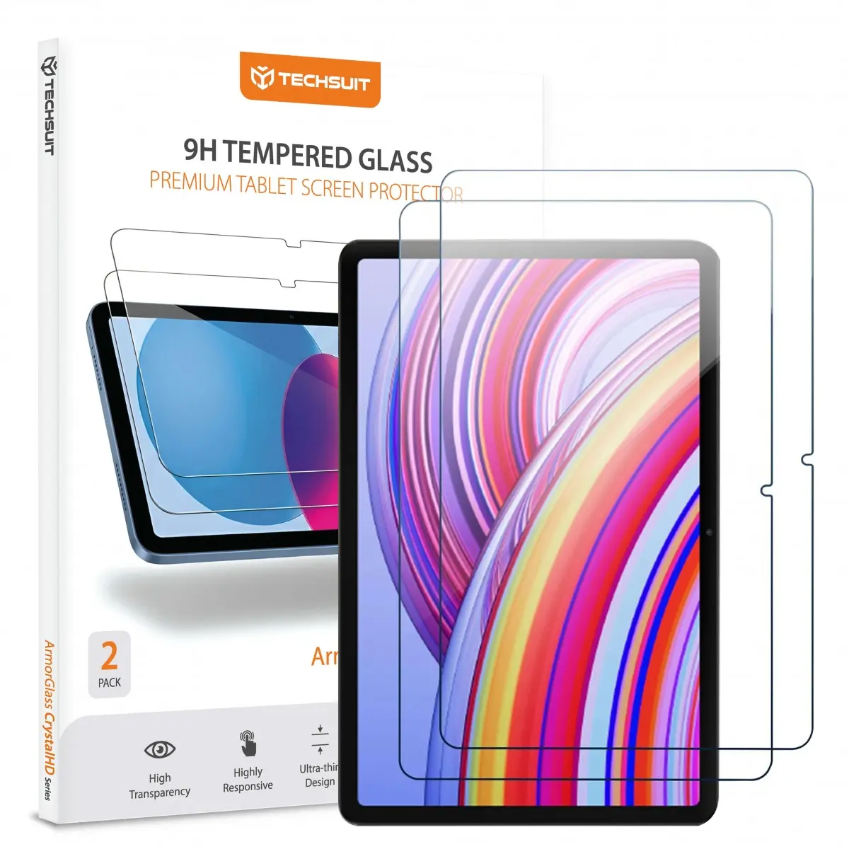 Techsuit - ArmorGlass CrystalHD (2 kusy) - Xiaomi Redmi Pad Pro / Pad Pro 5G / Poco Pad - čiré