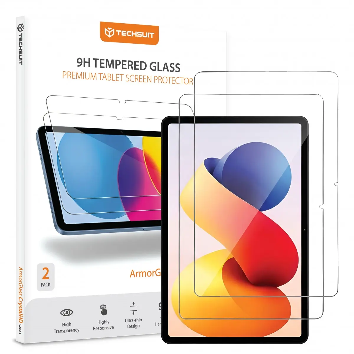 Techsuit - ArmorGlass CrystalHD (2 ks) - Xiaomi Redmi Pad 2 Pro - čirá