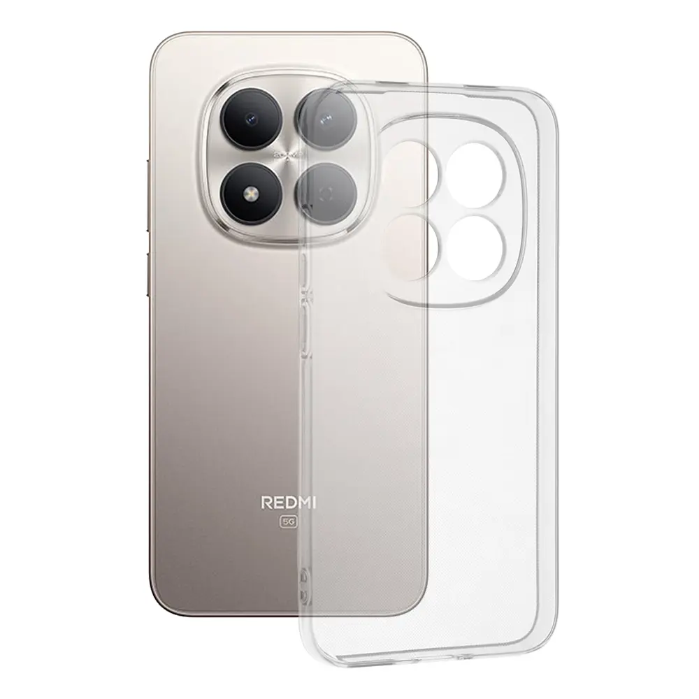 Techsuit - průhledný silikon - Xiaomi Redmi Note 15 Pro 5G - transparentní