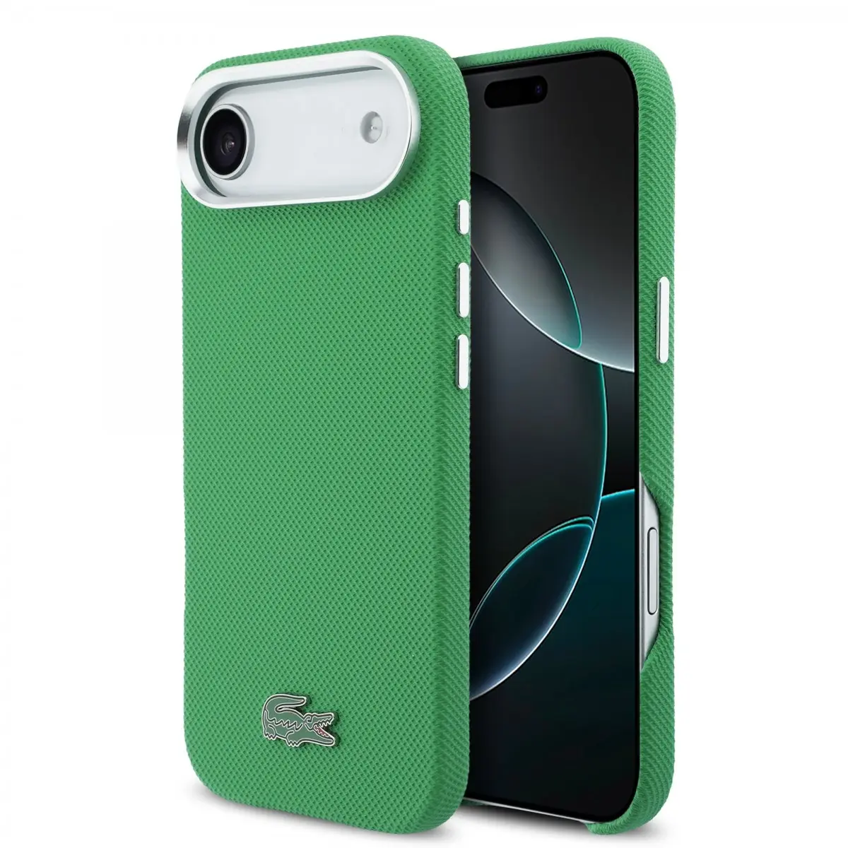 Zadní kryt Lacoste Iconic Petit Pique Metal Logo MagSafe pro iPhone Air Green