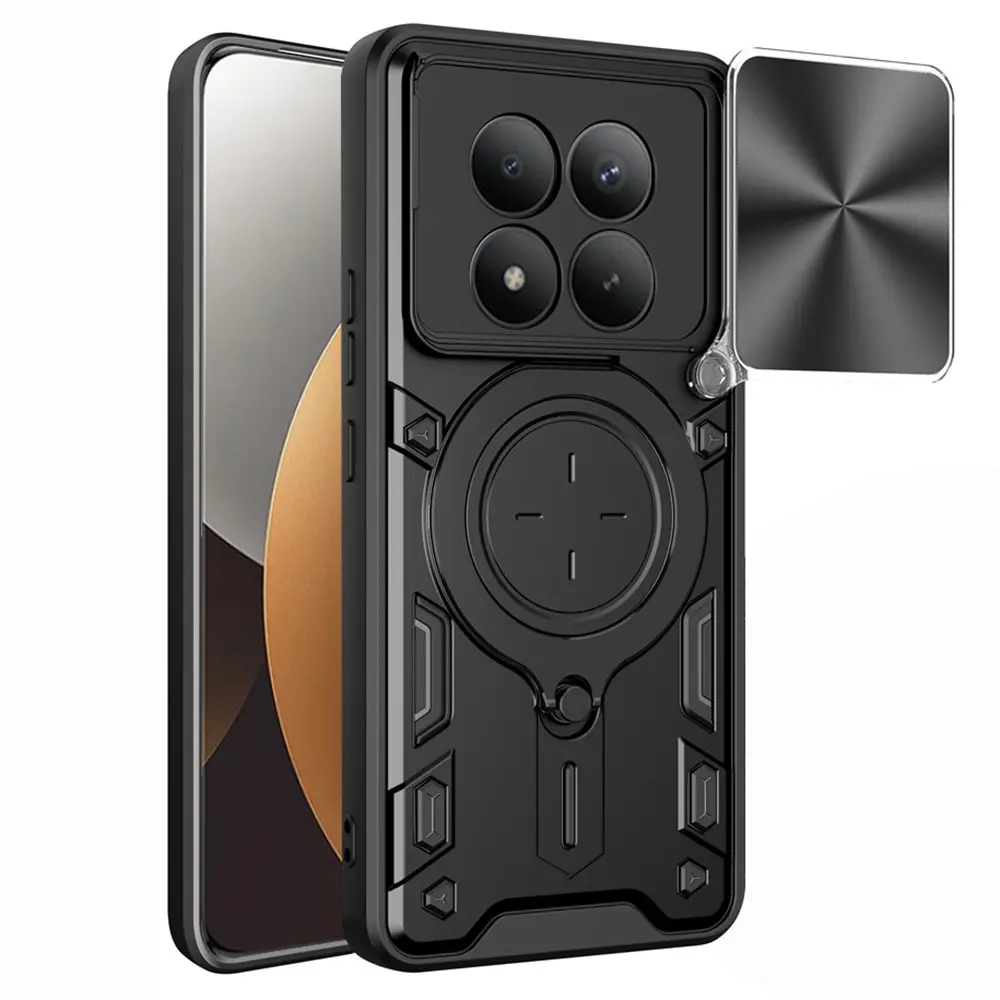 Techsuit CamGuard Pro pro Xiaomi Redmi Note 15 Pro+ 5G / Poco M8 Pro 5G - černý