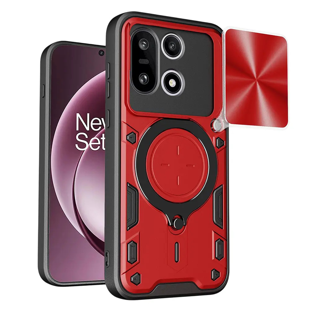 Techsuit - CamGuard Pro - OnePlus 15 - červená