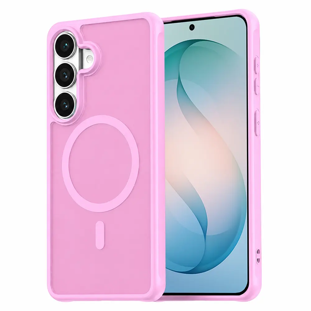 Pouzdro Techsuit HaloFrost II MagSafe pro Samsung Galaxy S26 Plus - růžové