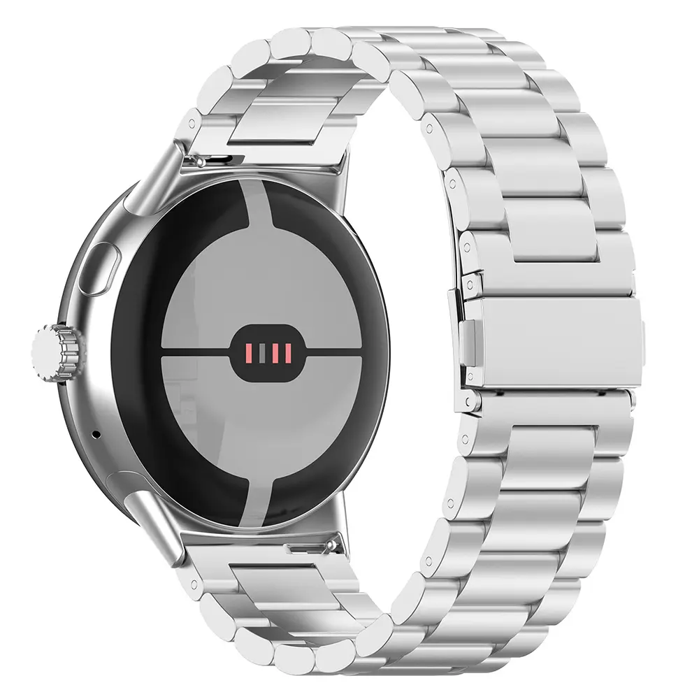 Techsuit - řemínek (W010) pro Google Pixel Watch 4 45mm - stříbrný