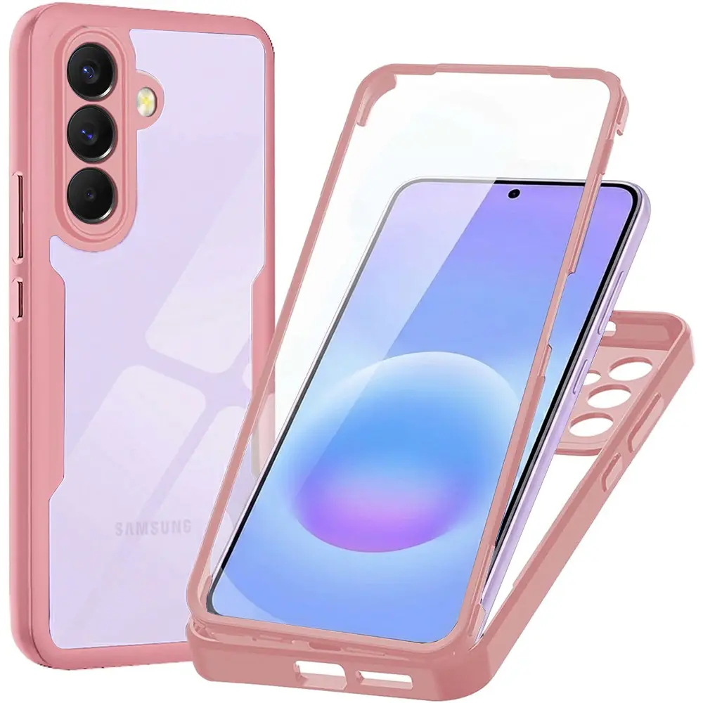 Techsuit - ColorVerse 360 Series + ochranná fólie - Samsung Galaxy A57 5G - růžová
