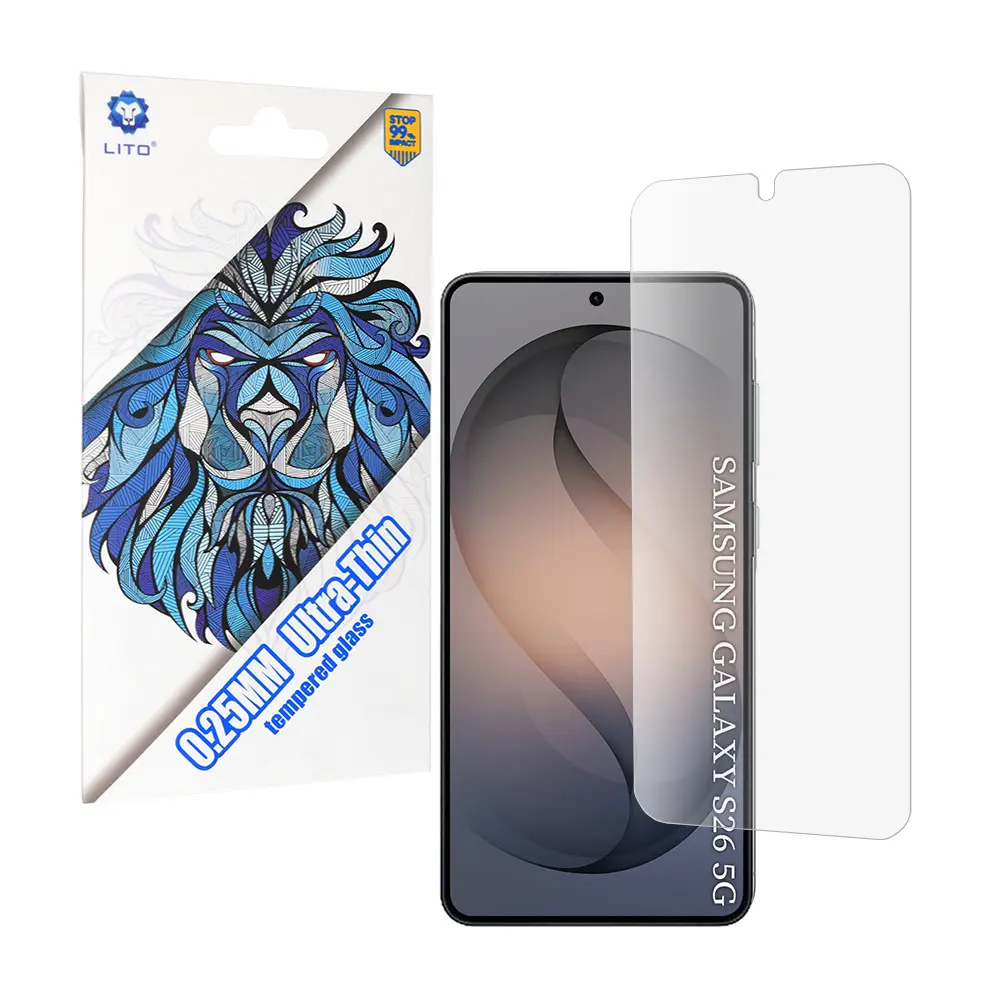 Lito - ultratenké 2.5D klasické sklo pro Samsung Galaxy S26 - čiré