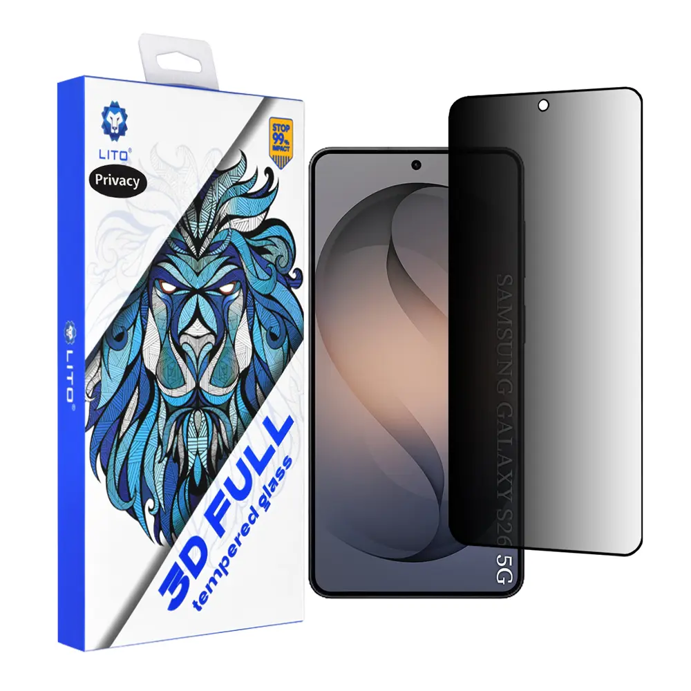 Lito 3D privátní tvrzené sklo pro Samsung Galaxy S26