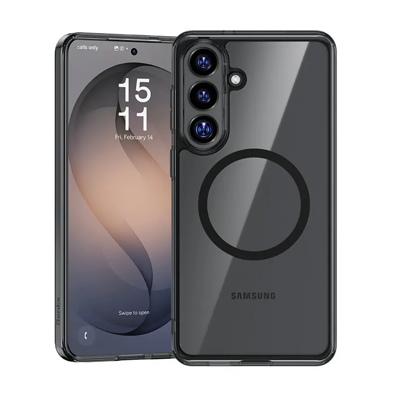 Kryt Benks Magnetic Crystal TPU Frame (0048) pro Samsung Galaxy S26 černý