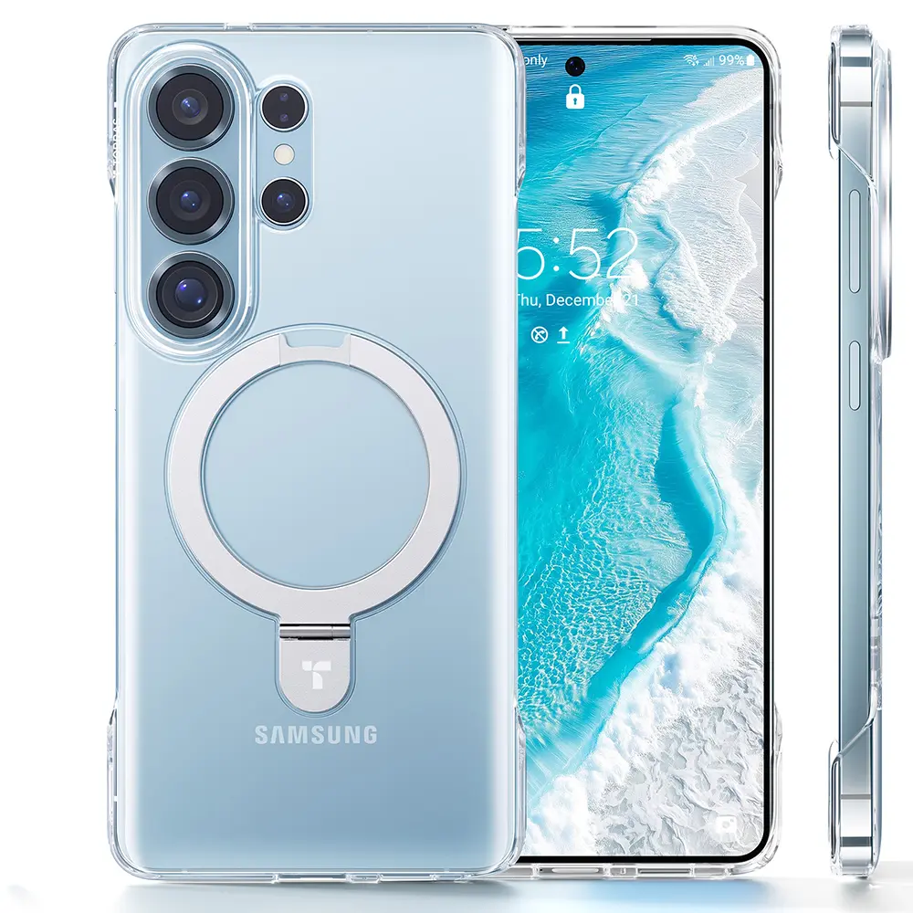 Torras Ostand Slim Series pro Samsung Galaxy S26 Ultra průhledný