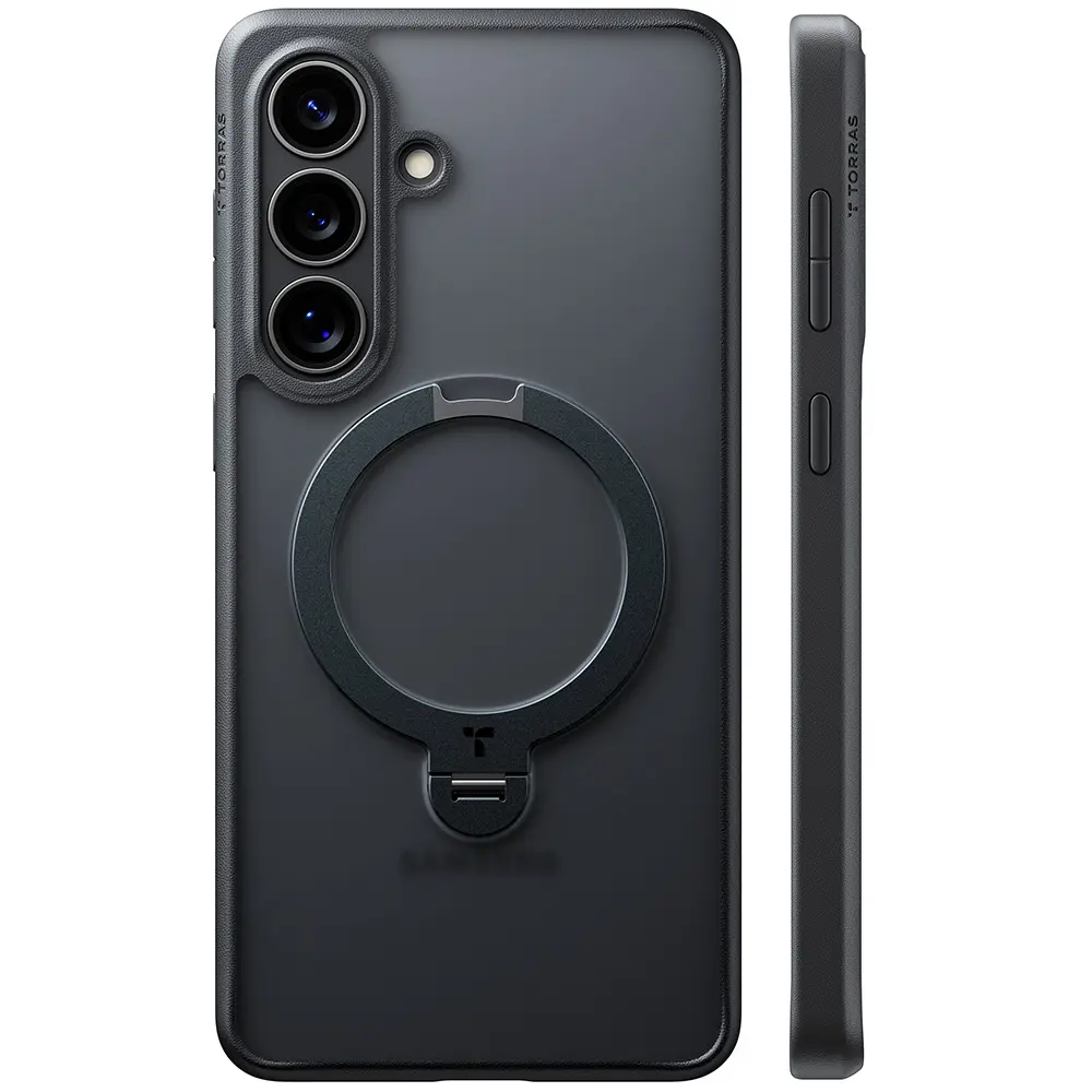 Torras Ostand Spin Series pro Samsung Galaxy S26 Plusčerná