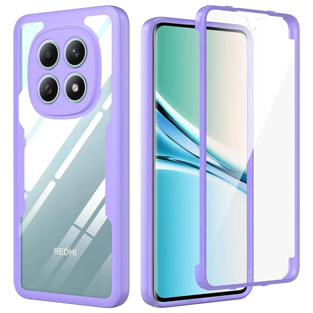 Techsuit - ColorVerse 360 Series + ochranná fólie - Xiaomi Redmi Note 15 5G / Poco M8 5G - fialová