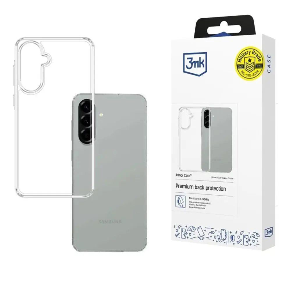 3mk - Armor Case - Samsung Galaxy A57 5G - transparentní