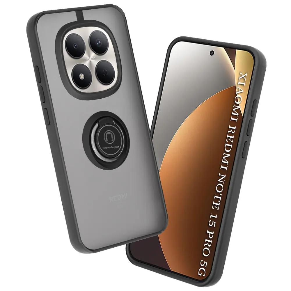 Techsuit - Glinth - Xiaomi Redmi Note 15 Pro 5G - Černá