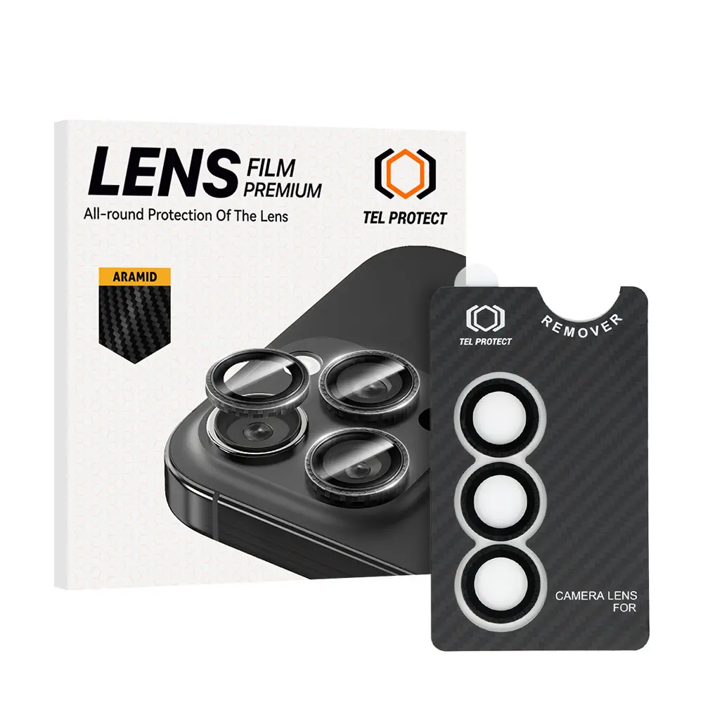 Tvrzené sklo Tel Protect 3D Lens Aramid Series na fotoaparát pro Samsung Galaxy S26 Plus