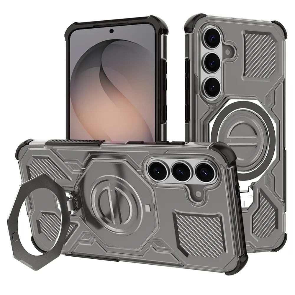 Techsuit - Carbon Shield PRO - Samsung Galaxy S26 - Kouřová černá