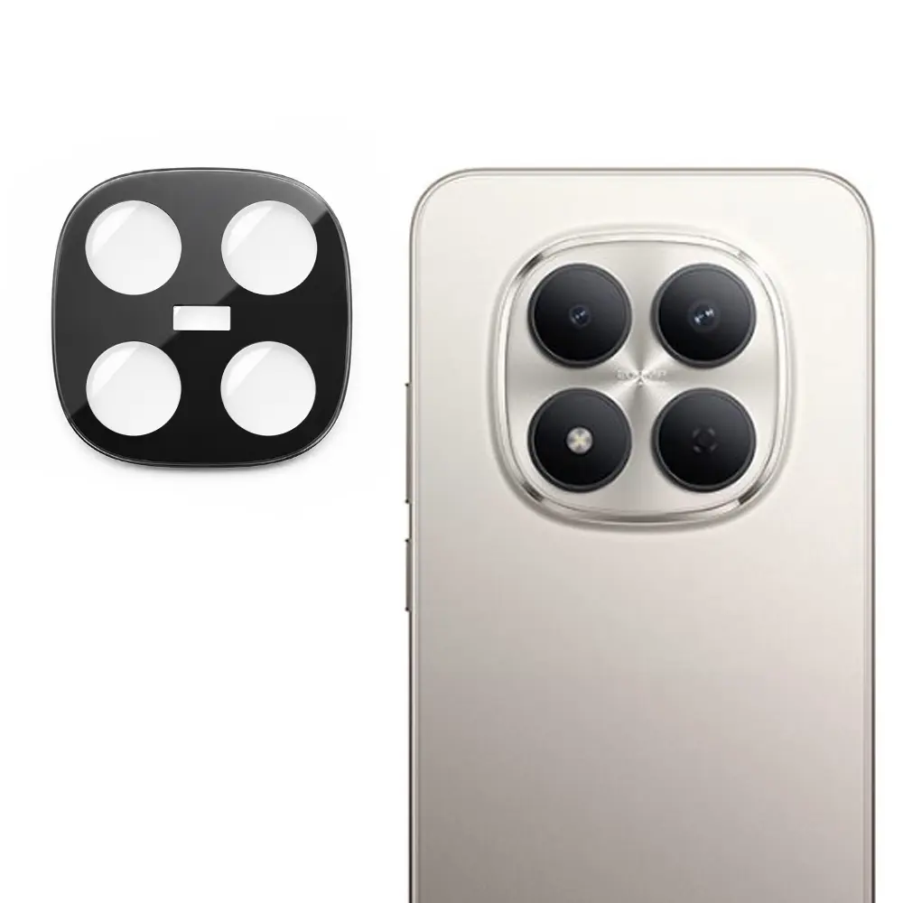 Techsuit - Ochranné sklo fotoaparátu - Xiaomi Redmi Note 15 Pro 5G - Černá