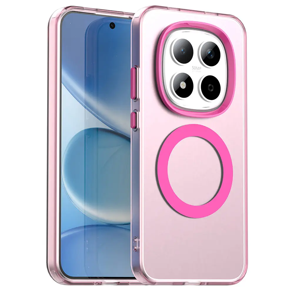 Techsuit - CandyCase MagSafe - Xiaomi Redmi Note 15 Pro 5G - Růžová