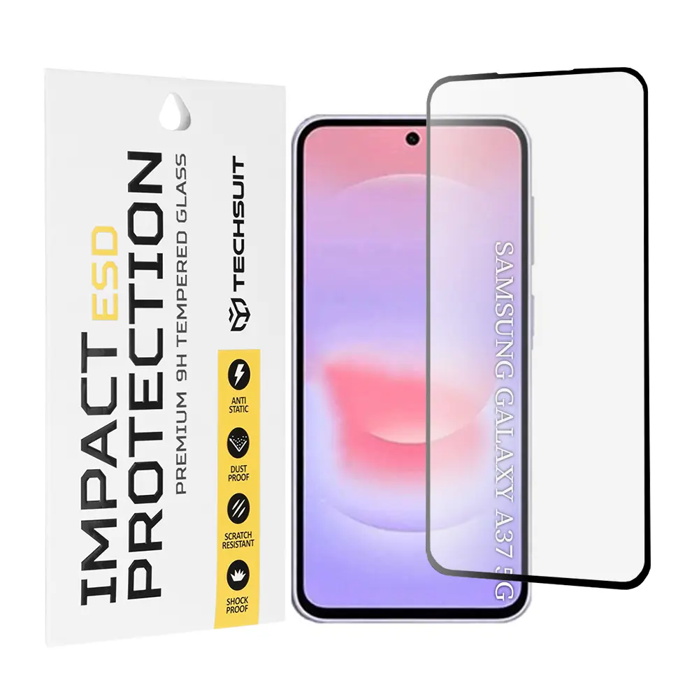 Techsuit - ESD sklo - Samsung Galaxy A37 5G - Černá