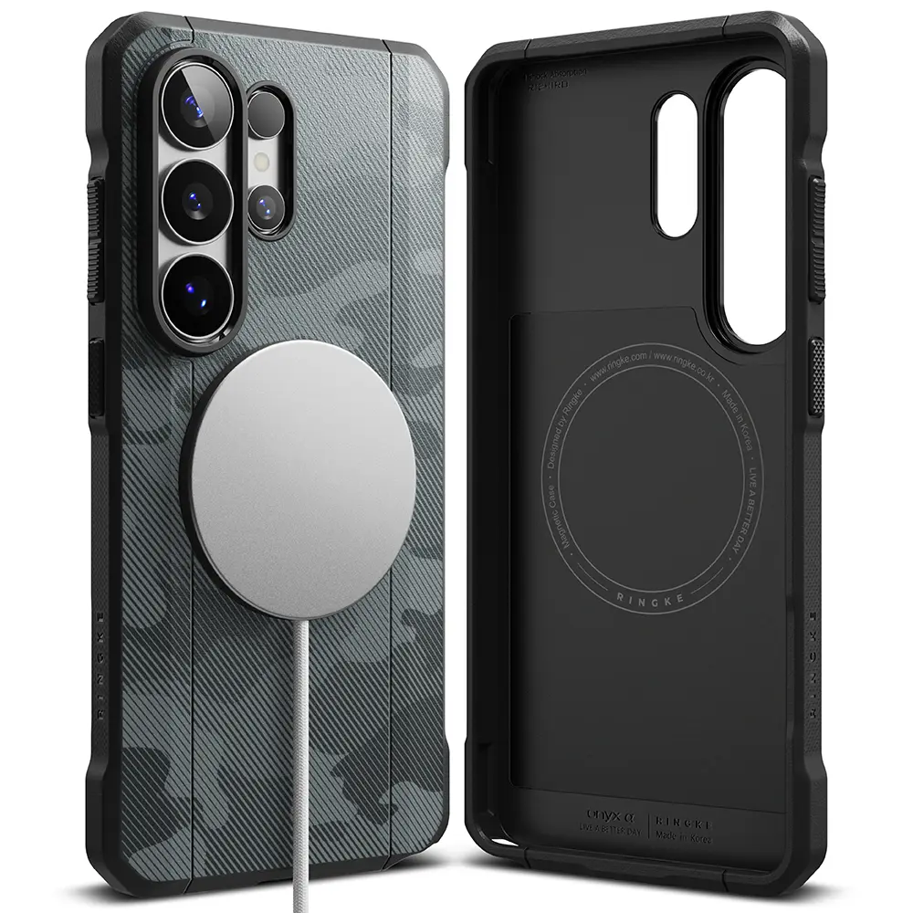 Ringke - Onyx Alpha MagSafe - Samsung Galaxy S26 Ultra - Maskáčová černá