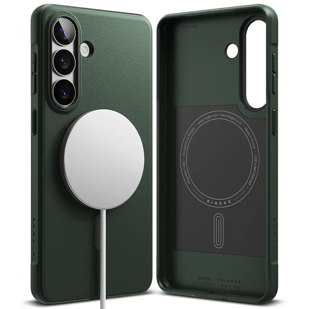 Ringke - Onyx MagSafe - Samsung Galaxy S26 Plus - Tmavě zelená