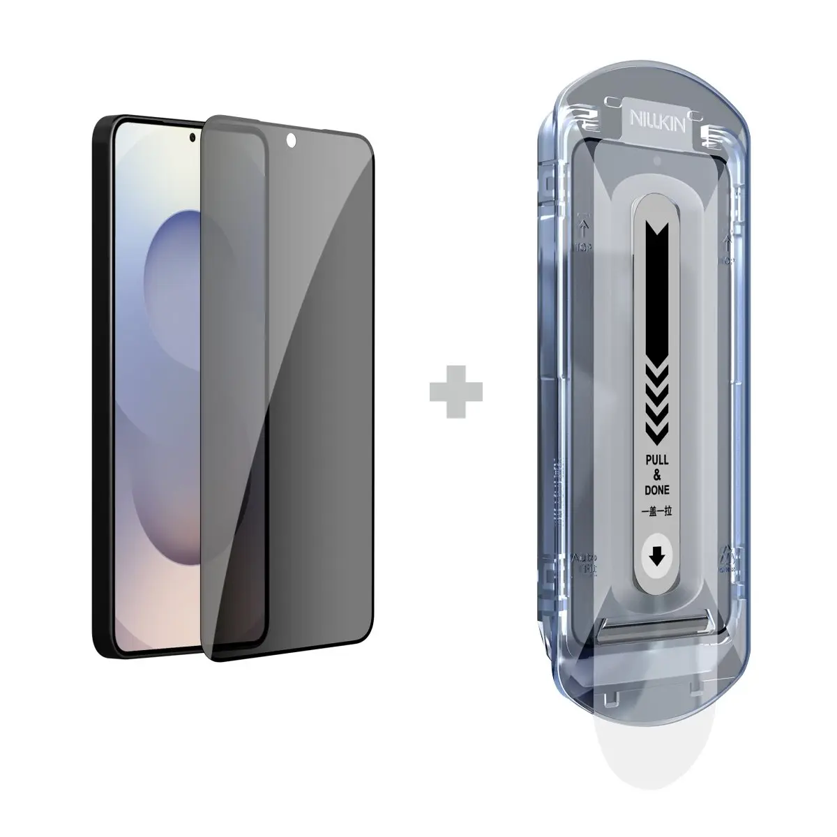 Tvrzené sklo Nillkin 0.25mm Guardian 2.5D pro Samsung Galaxy S26+ Black (s aplikátorem)