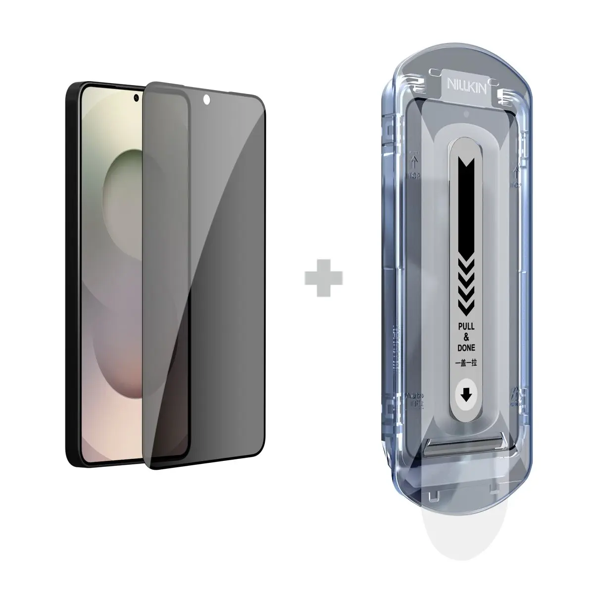 Tvrzené sklo Nillkin 0.25mm Guardian 2.5D pro Samsung Galaxy S26 Black (s aplikátorem)