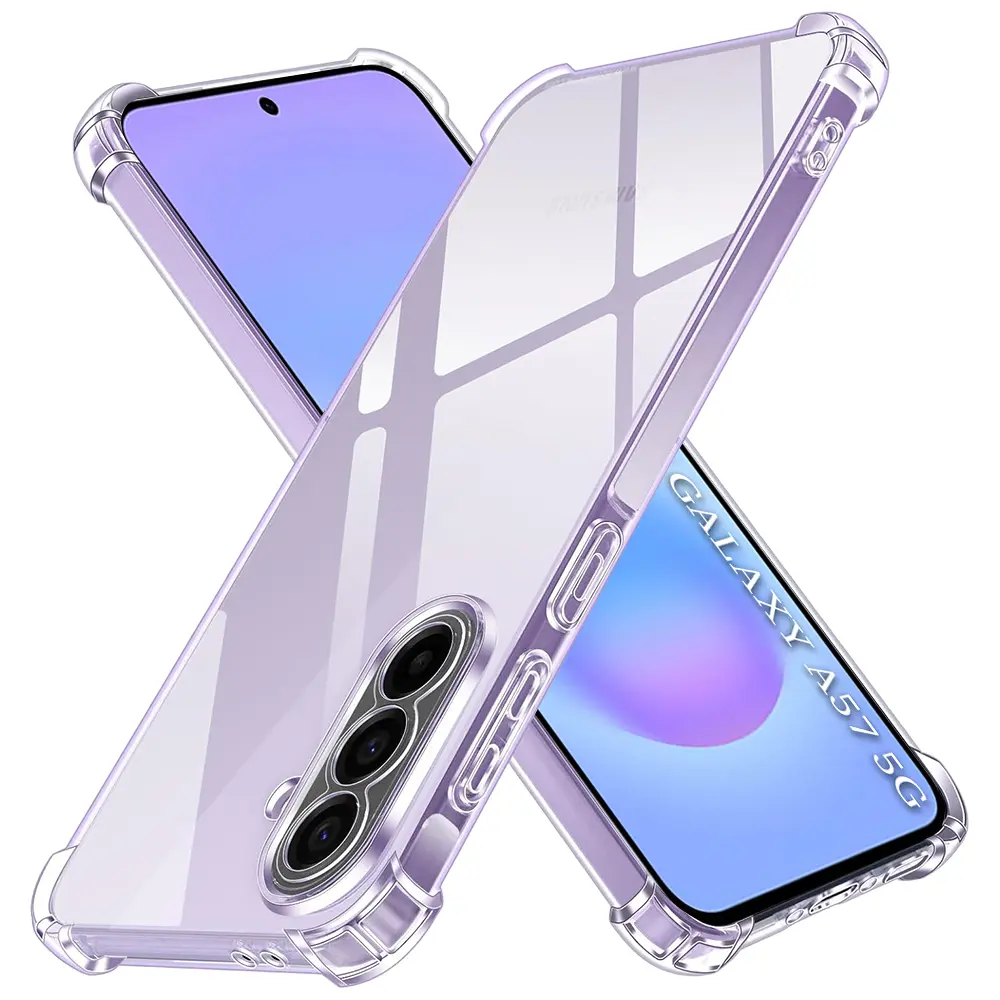 Techsuit - Shockproof Clear Silicone - Samsung Galaxy A57 5G - Čirá