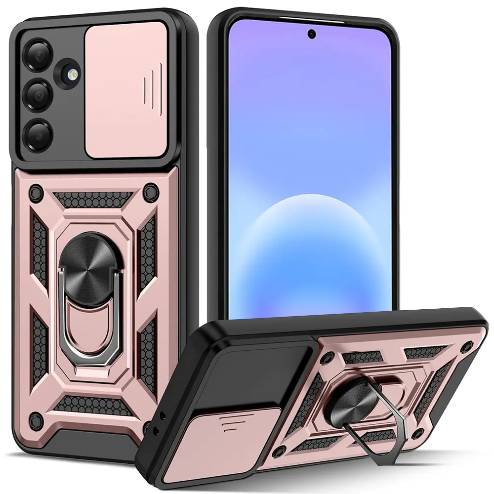 Techsuit - CamShield Series - Samsung Galaxy A57 5G - Růžové zlato