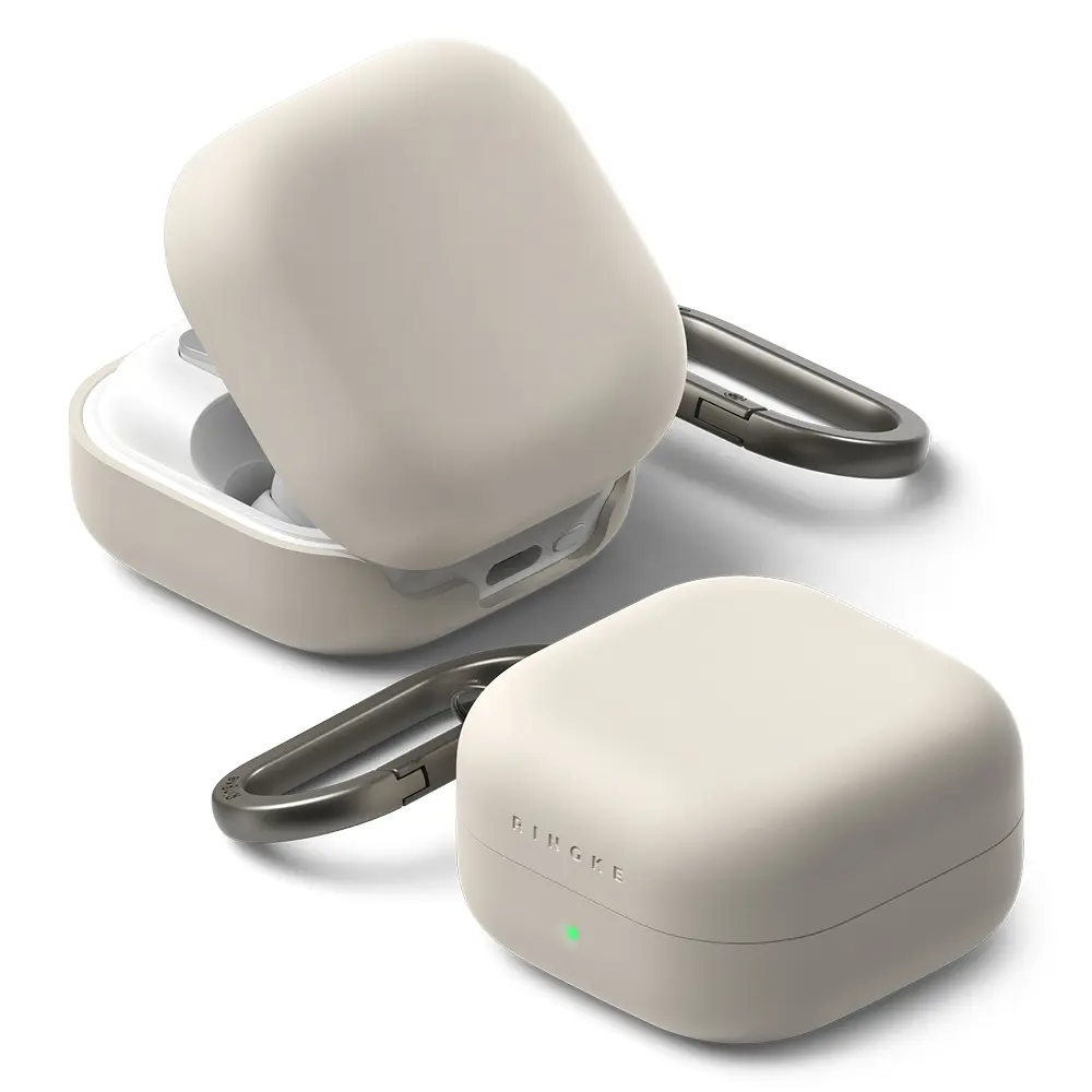 Ringke - Silicone - Samsung Galaxy Buds 4 Pro - Kamenná šedá