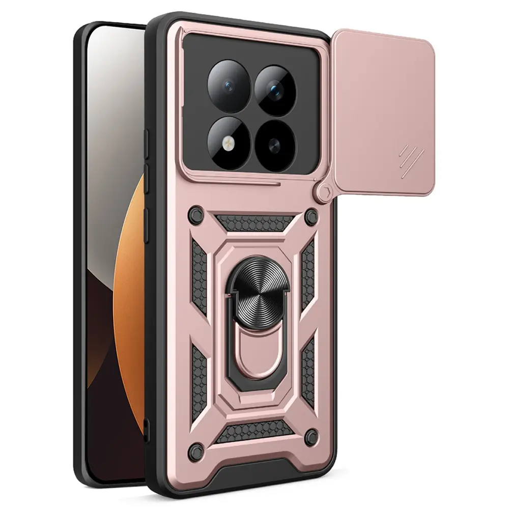 Techsuit - CamShield Series - Xiaomi Redmi Note 15 Pro+ 5G / Poco M8 Pro 5G - Růžové zlato