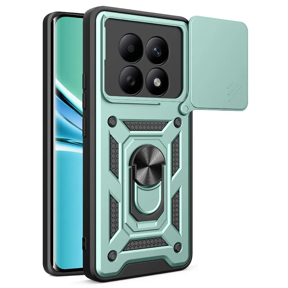 Techsuit - CamShield Series - Xiaomi Redmi Note 15 5G / Note 15 4G / Poco M8 5G - Zelená