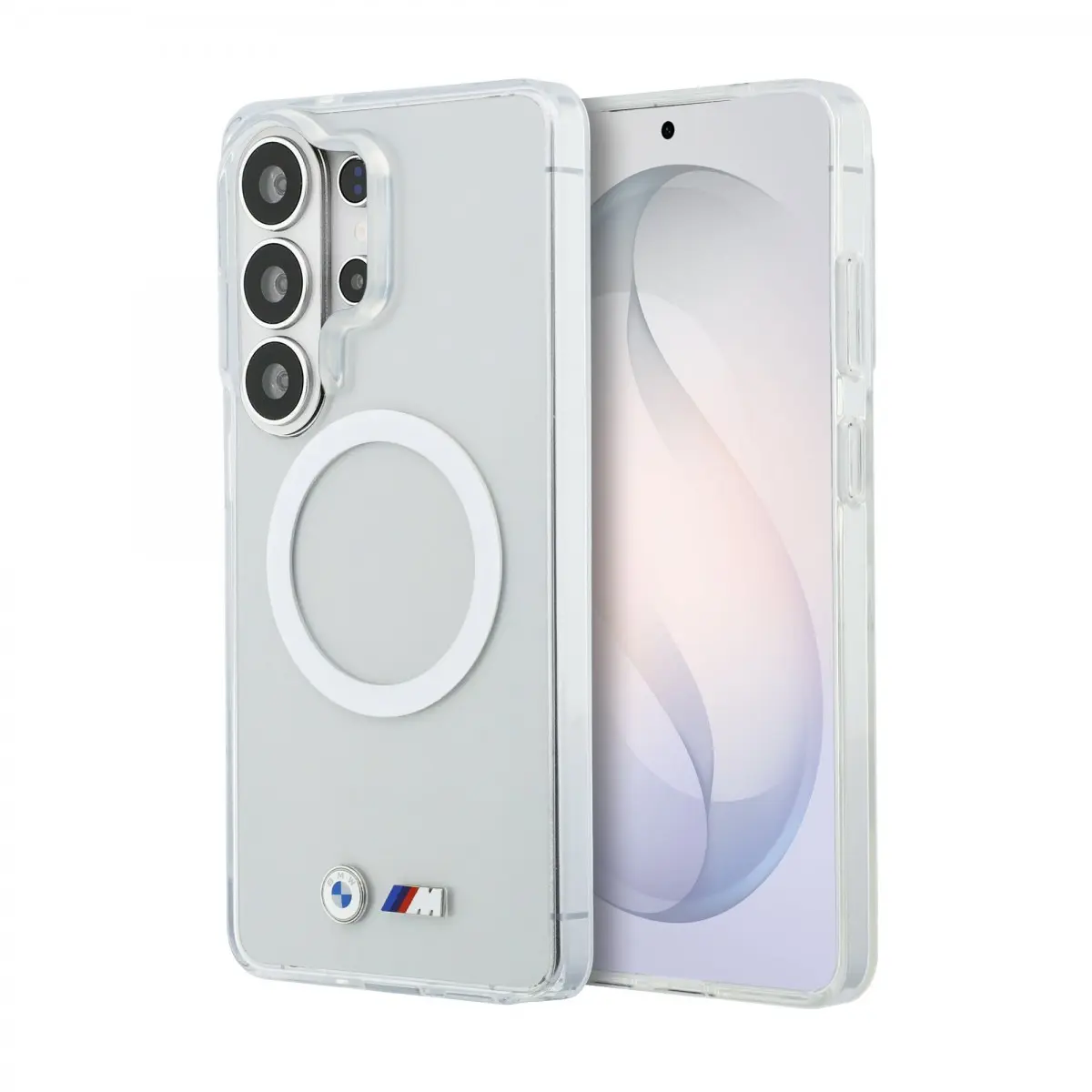 Zadní kryt BMW M IML Metal Logo Magnetic pro Samsung Galaxy S26 Ultra průhledný