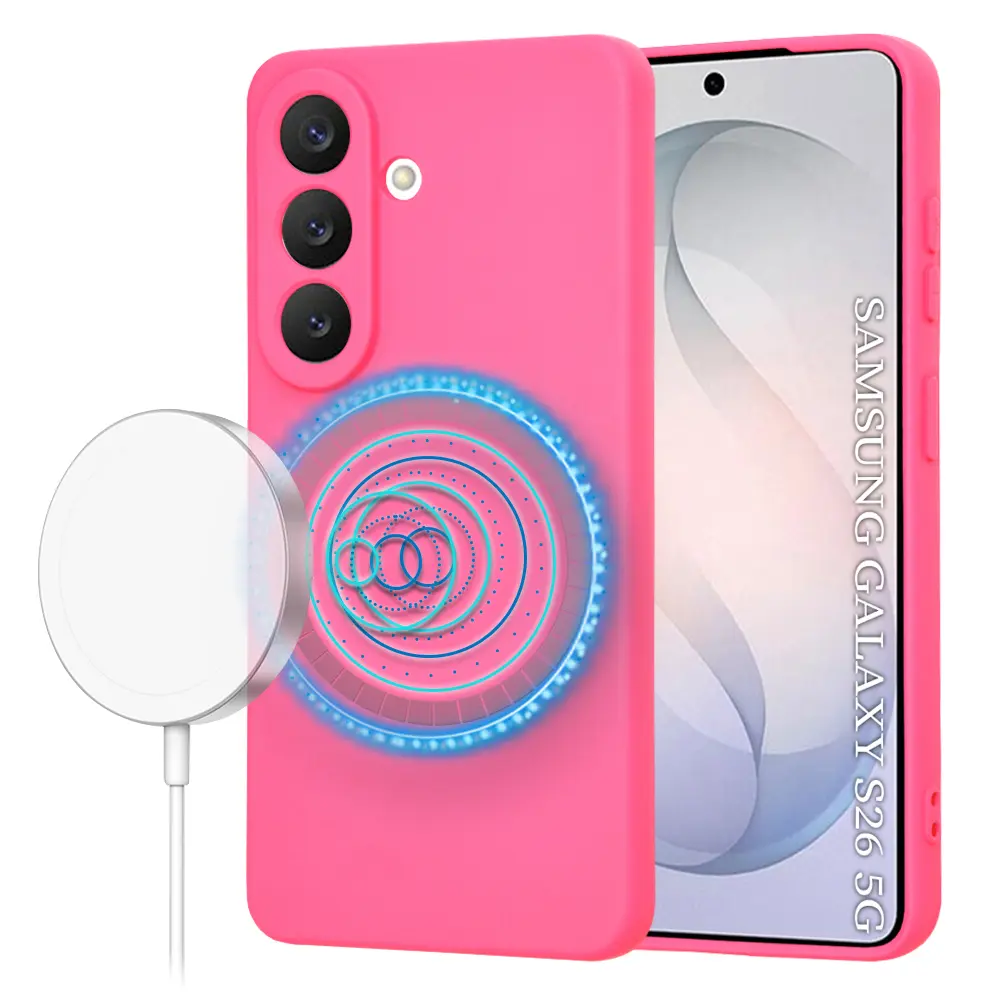 Techsuit - SoftFlex MagSafe - Samsung Galaxy S26 - Sytě růžová