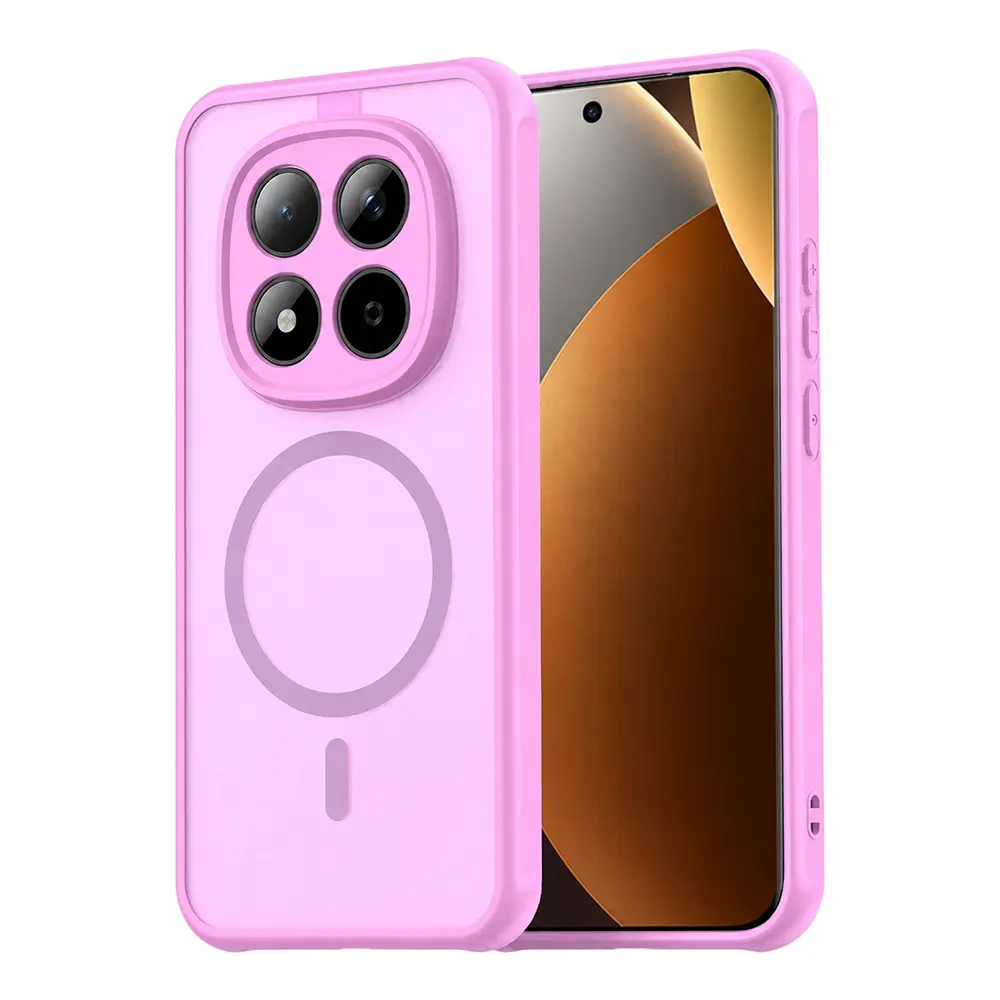 Techsuit - HaloFrost II MagSafe - Xiaomi Redmi Note 15 Pro+ 5G / Poco M8 Pro 5G - Růžová