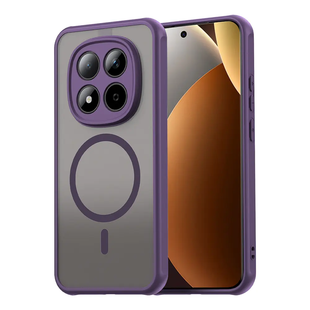 Techsuit - HaloFrost II MagSafe - Xiaomi Redmi Note 15 Pro+ 5G / Poco M8 Pro 5G - Fialová