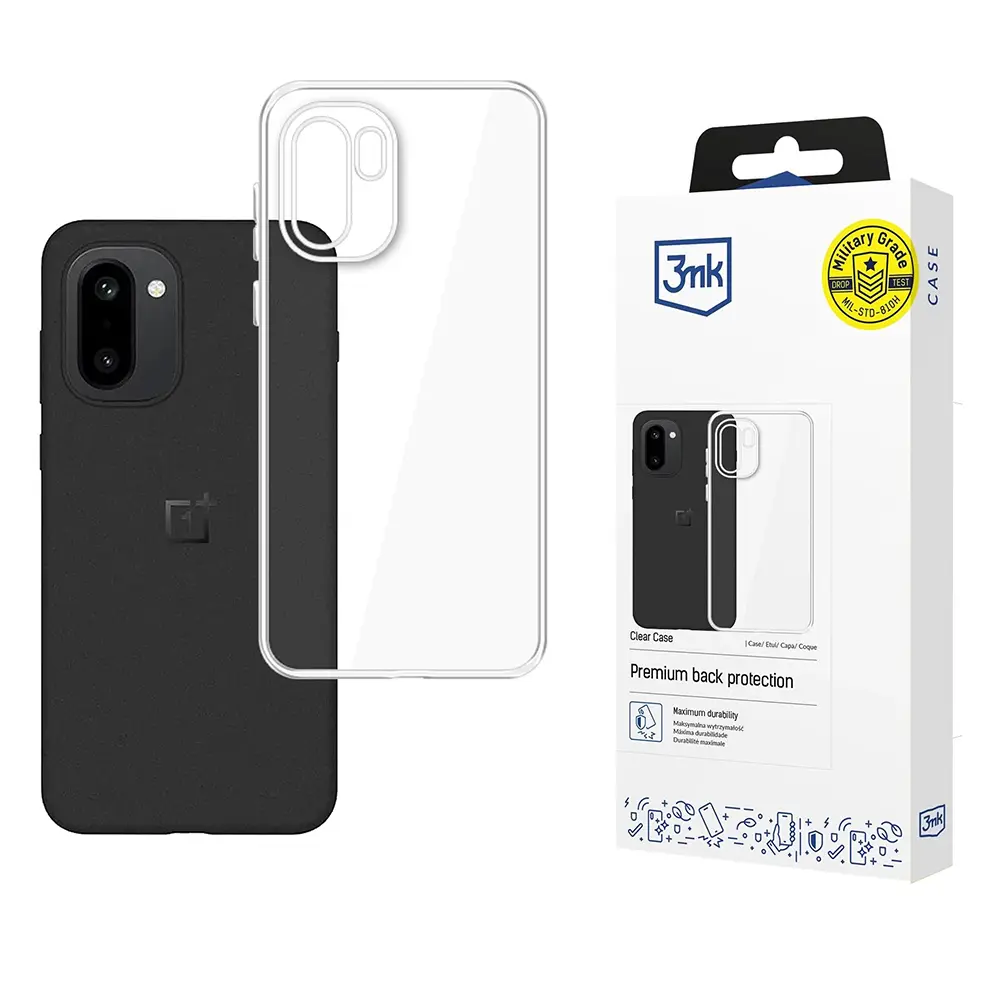3mk - Průhledný kryt - OnePlus 15R - Průhledná